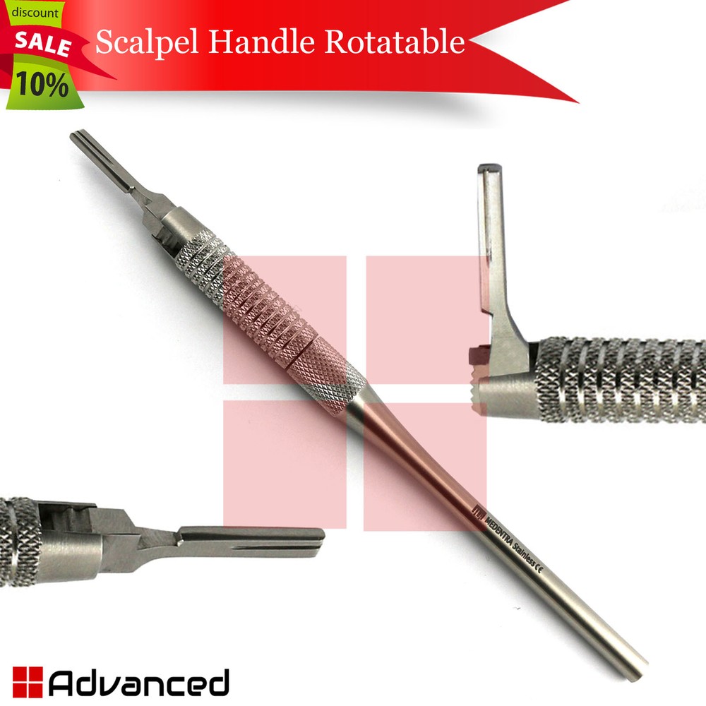 Surgical Scalpel Handle #3 Rotatable Adjustable 180° Anatomical Dissection Tools