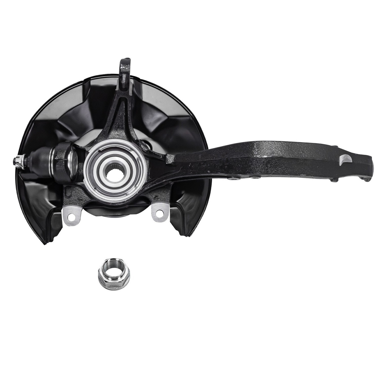 Front Steering Knuckles & Wheel Hub Bearings for 2009 2010-2012 Honda Accord TSX