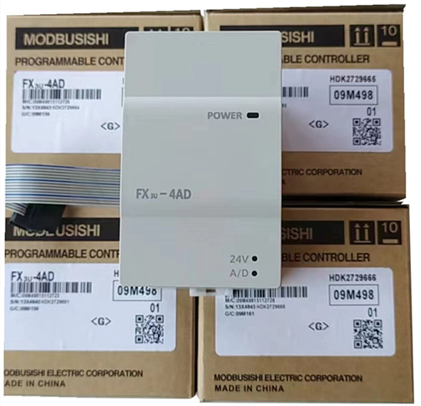 1pcs Mitsubishi Extended analog module FX3U-4AD Programmer Controller