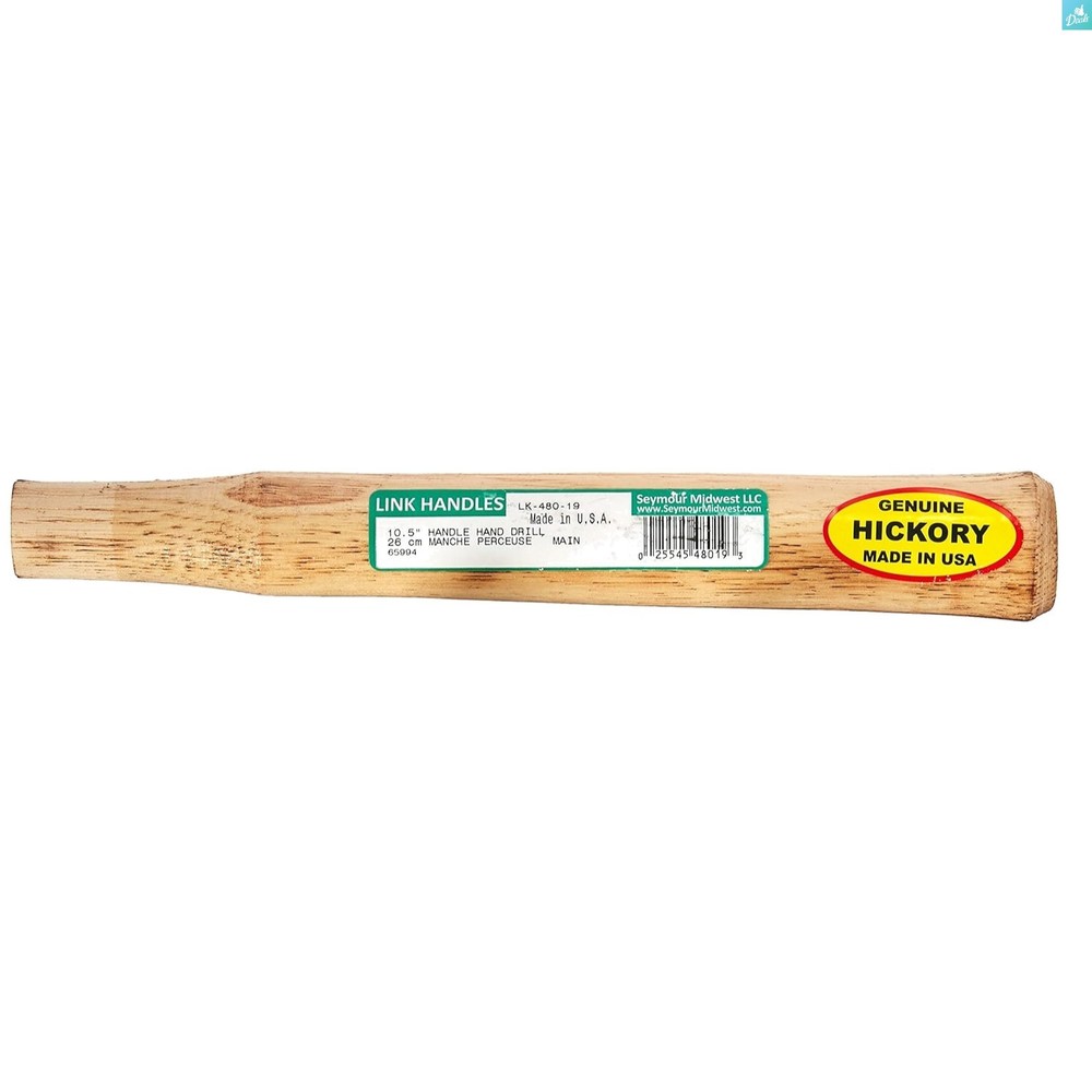 Hickory Sledge Hammer Handle 10-1/2" with Oval Eye - Easy Installation