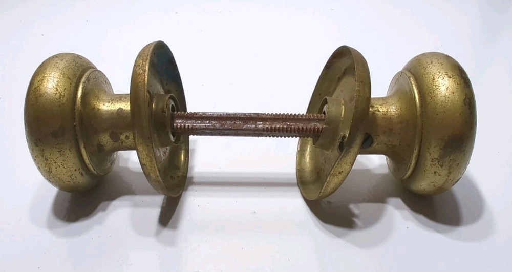 ✨VINTAGE✨ Brass Door Knobs Handles Plates Old