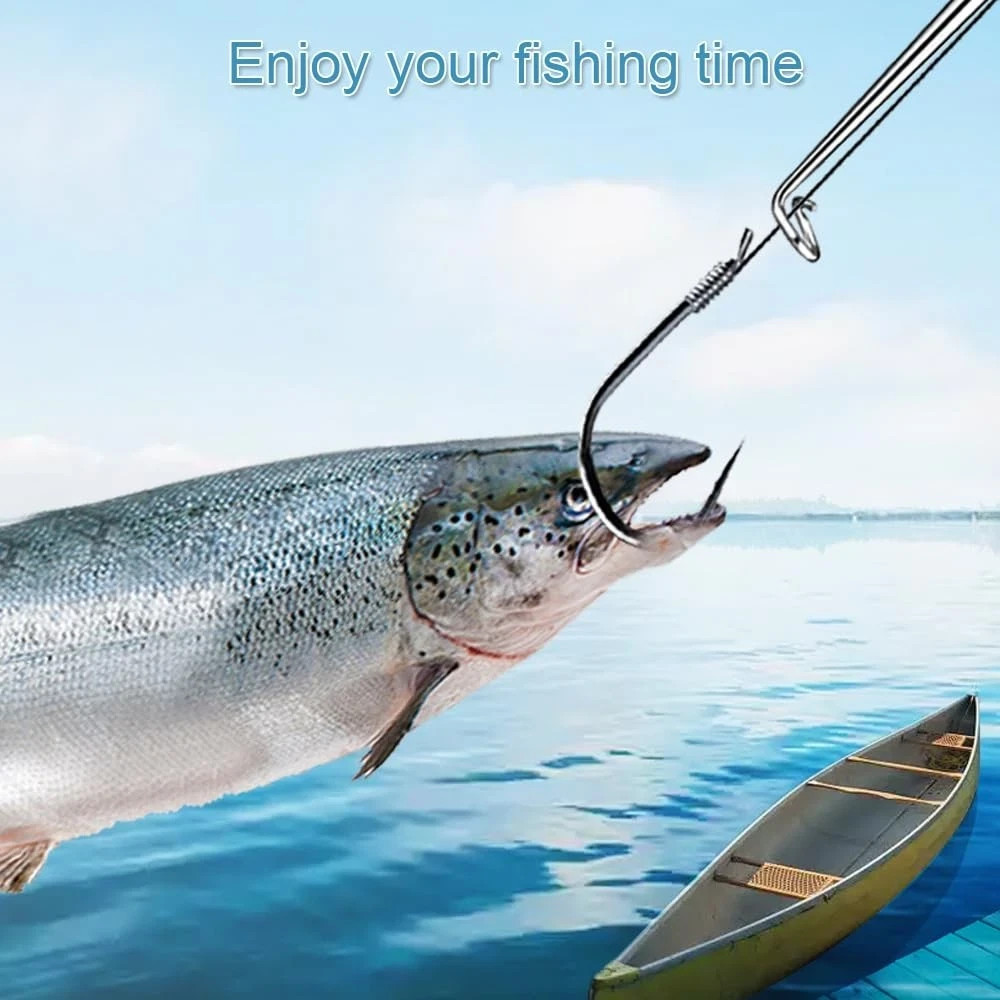 4 Pack Fish Hook Remover Tool – Quick Hook Removal with Storage Tube