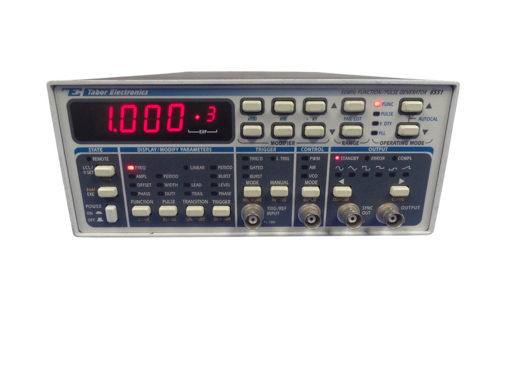 Tabor Electronics 8551 / 50MHz Function Pulse Signal Generator - Free Shipping