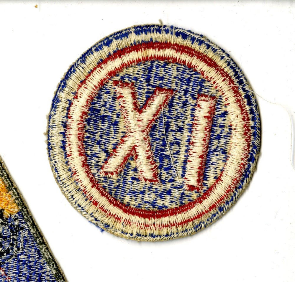 IX Corps White Back Patch WWII Vintage Pacific Theater