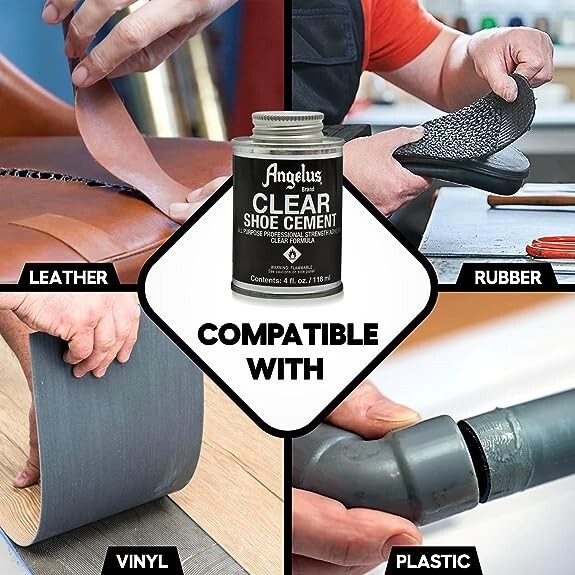 Angelus Clear Shoe Cement 4 Oz