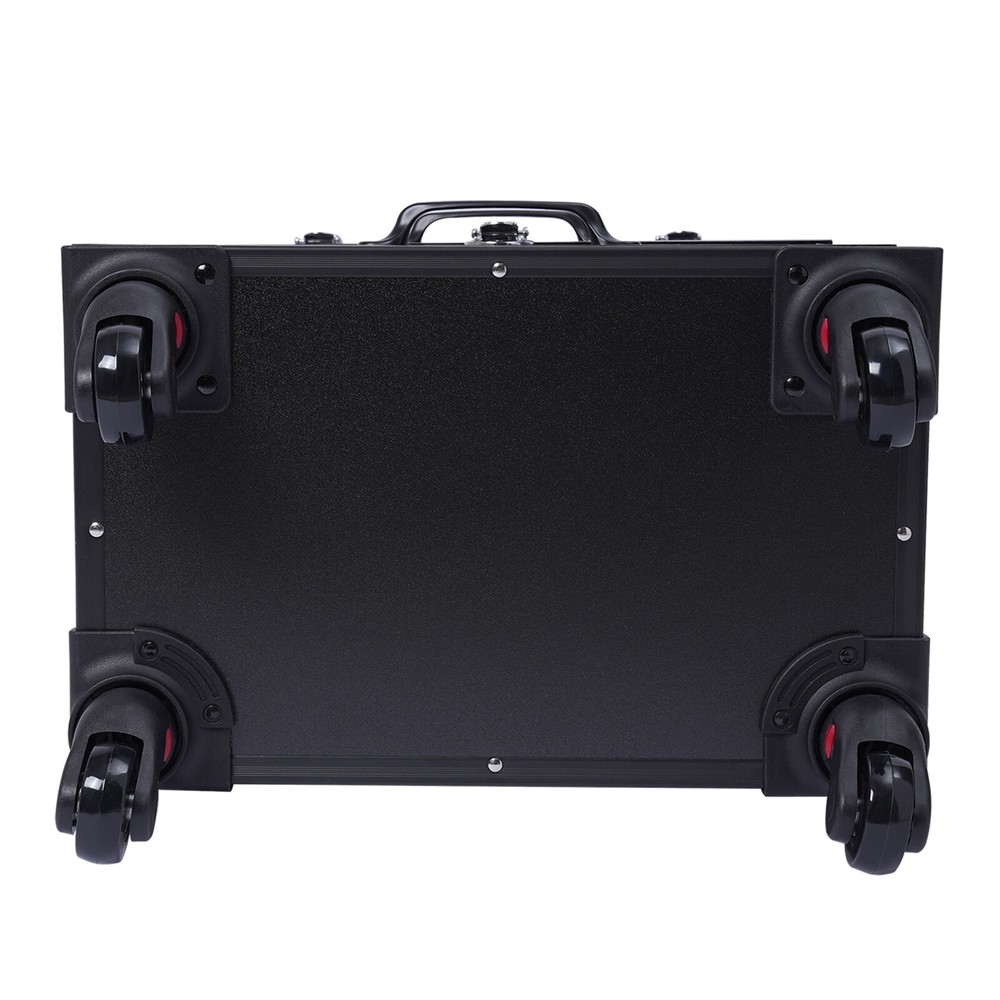 Professional Rolling Makeup Train Case Cosmetic Trolley Makeup Storage Organizer