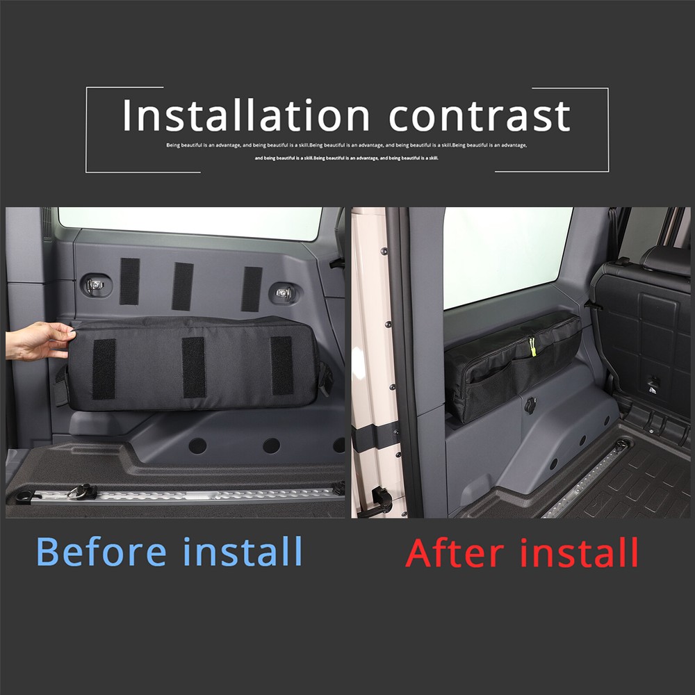 Trunk Left Side Window Under Storage Bag For Ineos Grenadier