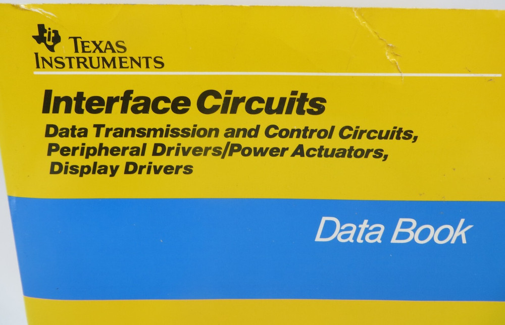 Interface Circuits Linear Products Data Book 1991 Texas Instruments SLYD006