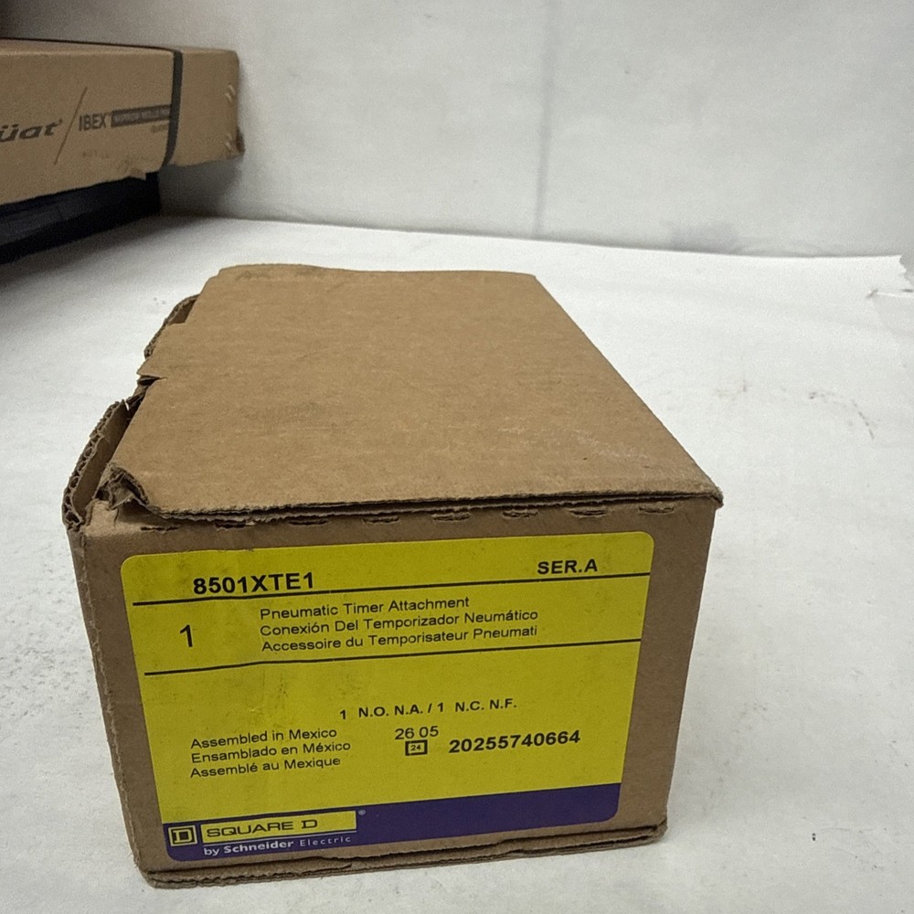 NEW Square D 8501XTE1 Pneumatic Timer Attachment 1 Minute On Delay