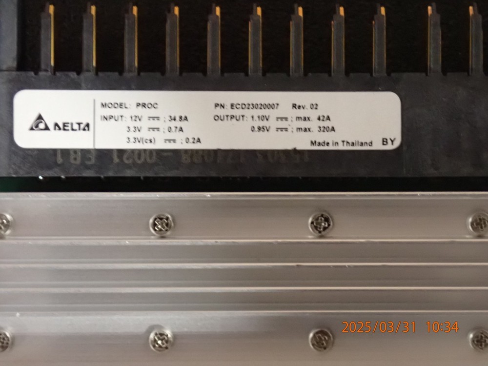 IBM 01AF084 CCIN 6B31 Server systems (VRM) Memory Voltage Regulator Module