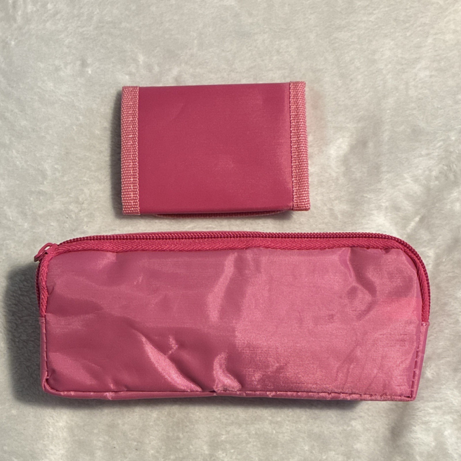 Disney High School Musical Pencil Case Pink Bag 2000s & Mini Coin Wallet NWOT