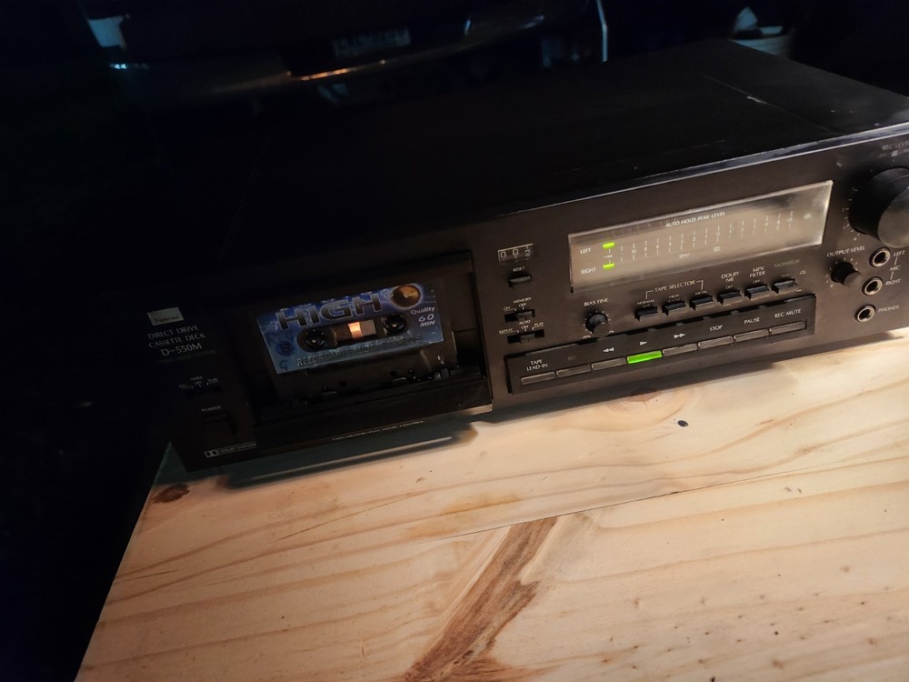 🔥 Rare Sansui D-550M Cassette Deck. Tested Working 💪 🔥