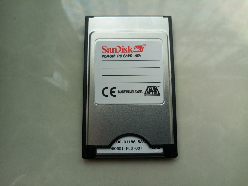 Simpletech 128MB Compact Flash +ATA PC card PCMCIA Adapter JANOME Machines