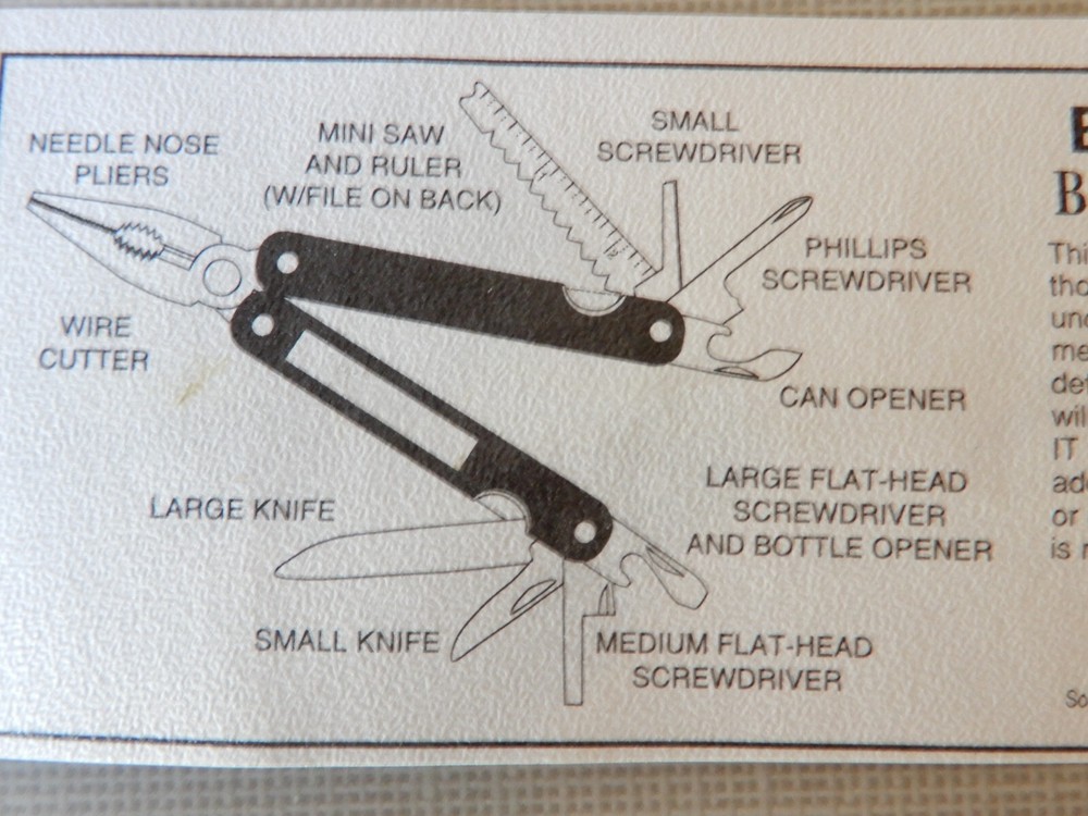 NIB Barlow B182V  SuperPliers Multitool with ARCO logo
