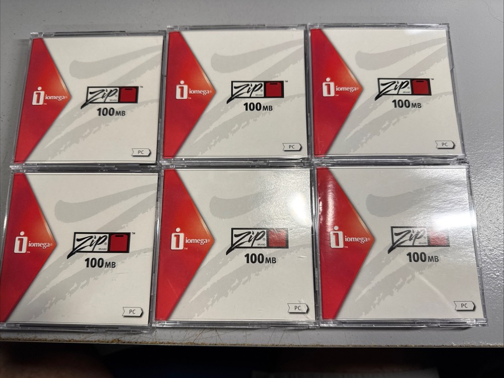 iOmega Zip Disks 100 MB 6 Pack PC
