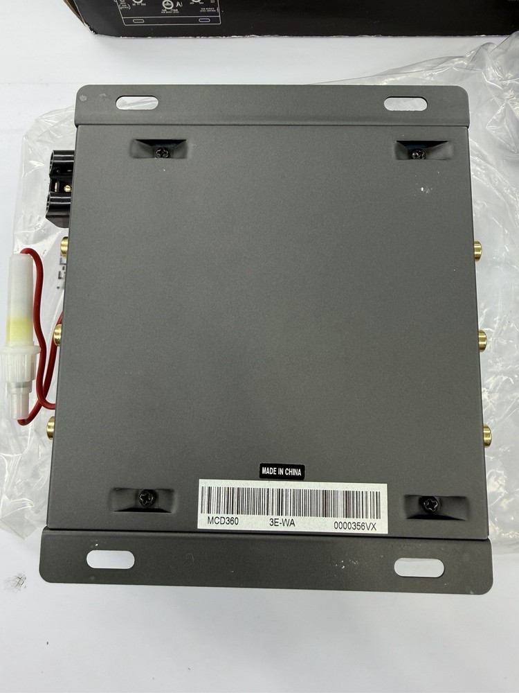 Clarion 3 Way Electronic Crossover with Subwoofer Level Control - MCD360