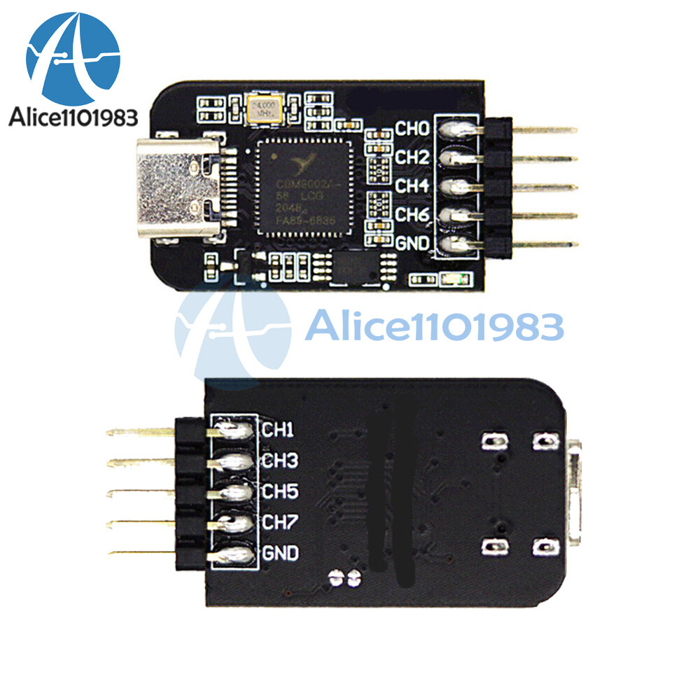 1/2/5/10 Pieces 8 Channel Mini Logic Analyzer Type C MCU Arm FPGA Debugging Tool