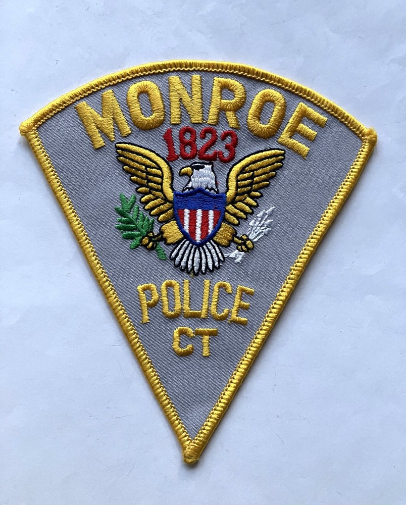 Obsolete Monroe Police patch, Connecticut
