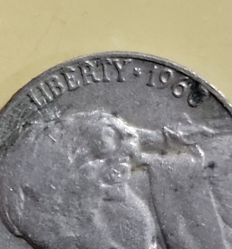 1960 D barr / die Crack / Cud Error Over The E R T & O - 5014