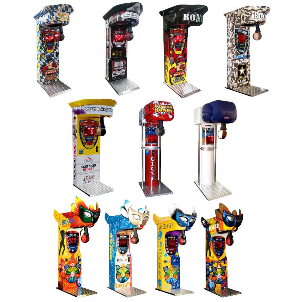Kalkomat Boxer Boxing Machine Arcade Game - Custom Graphics