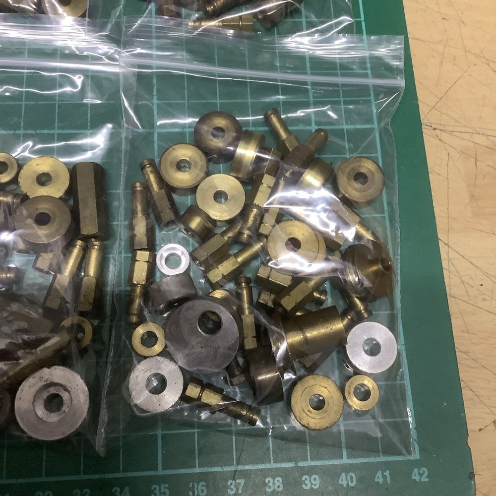 Various Brass / Aluminium Pulley / Brass Posts - Model Maker - 1 x 200g Pack