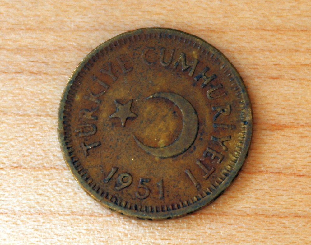 1951 Turkey 10 Kurus