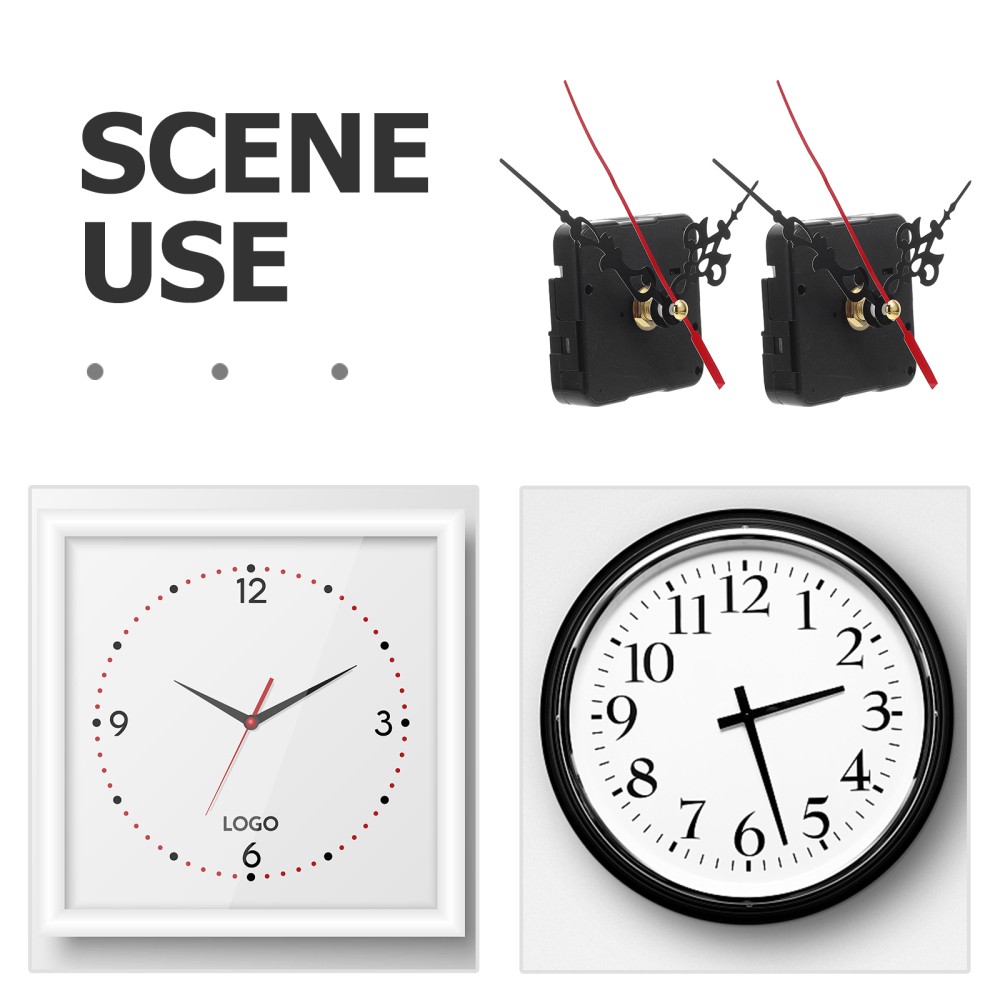 2 Sets Cross Stitch Bell Core Clock Accessories Kit Replacement Parts