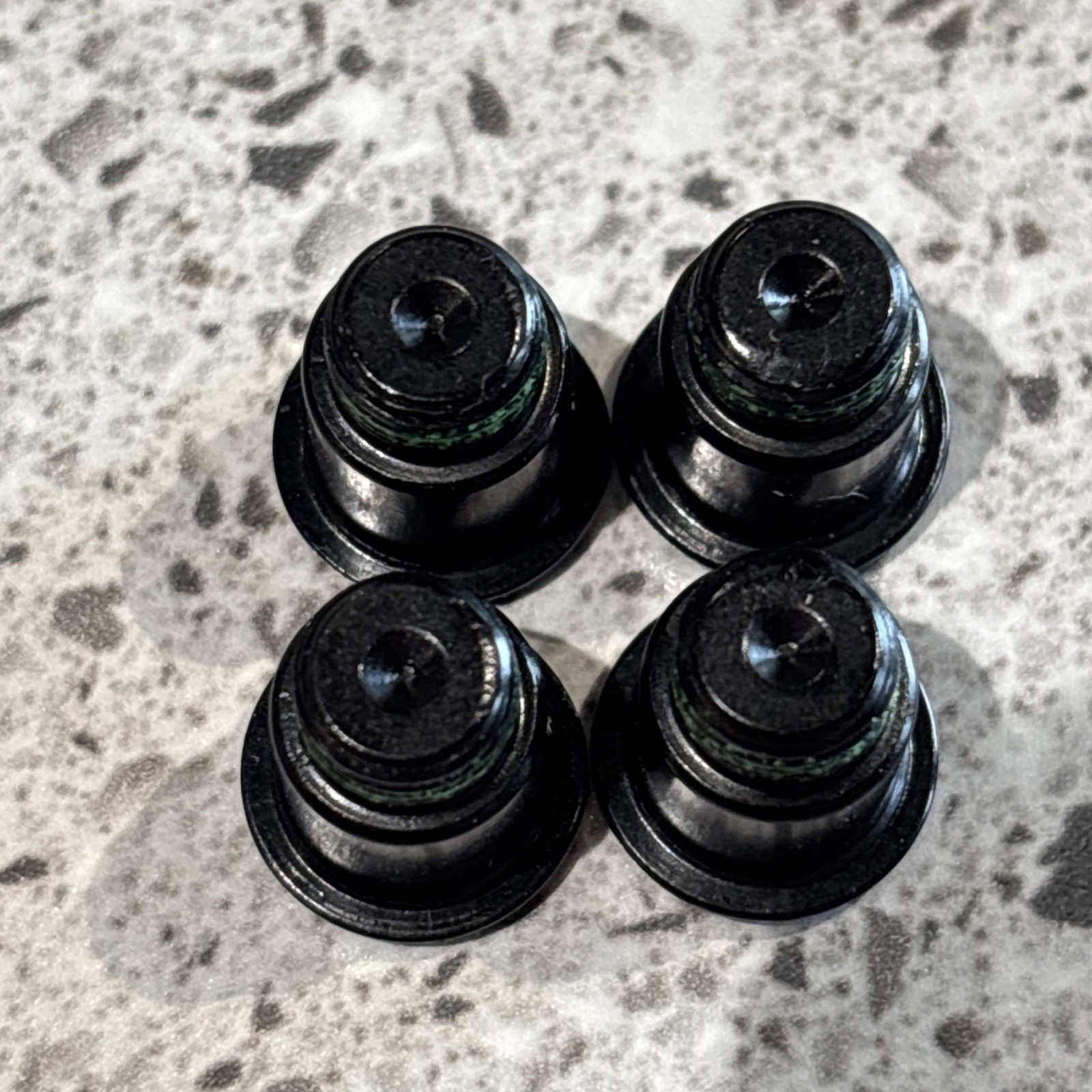 SRAM Force AXS Crank Chainring Bolt Kit - For 2x, 107 BCD, Aluminum, Black, D1