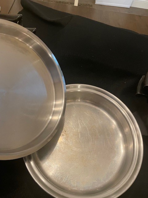 12 Piece Amway Queen ware Cooking set 3 sauce pans,2 fry (1L 1s) Stock Pan Lids