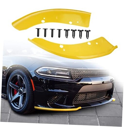 Front Bumper Lip Splitter Protector Compatible with Dodge Charger SRT