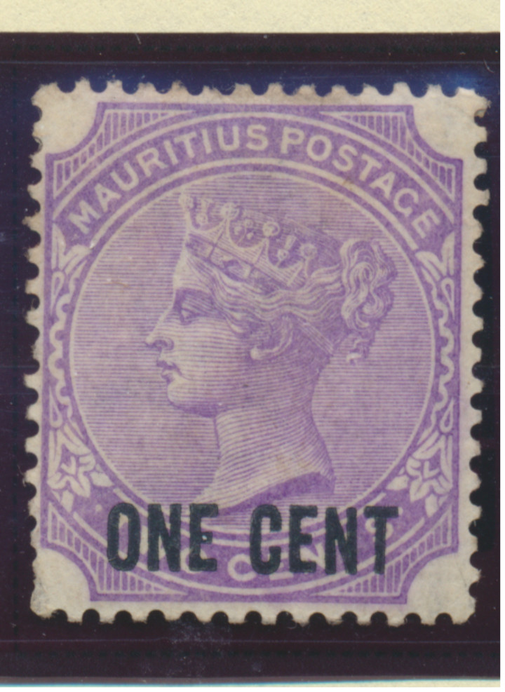 Mauritius Stamp Scott #89, Mint Lightly Hinged