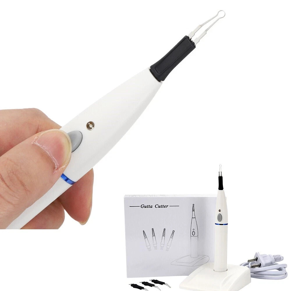 Dental Endodontic Wireless Root Canal Gutta Percha Cutter 4 Pcs Heating Tips