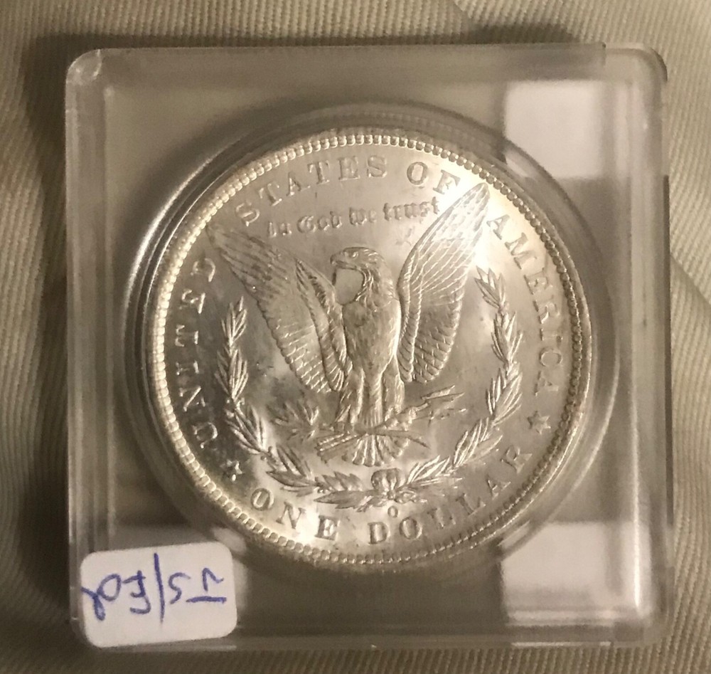 1890-o Morgan silver dollar, Choice Brilliant Uncirculated