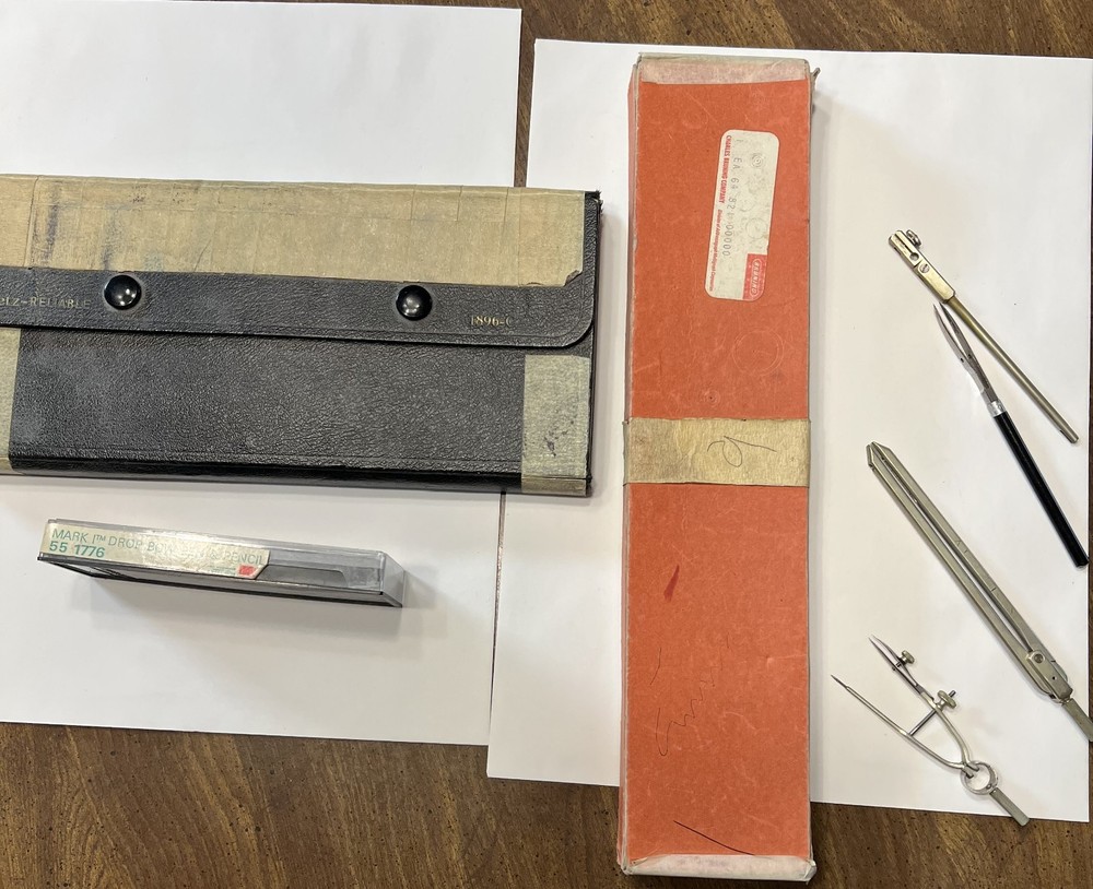 Vintage Drafting Compasses