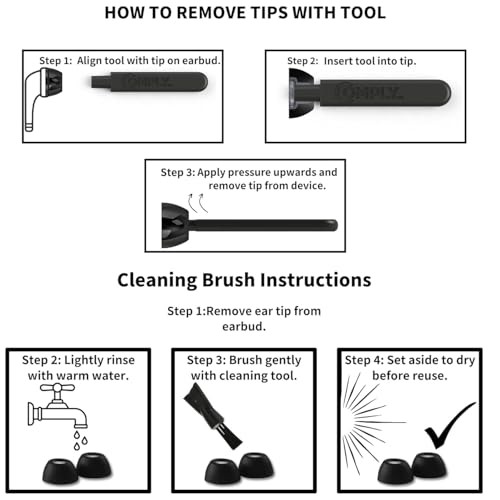 TrueGrip | Premium Memory Foam Replacement Assorted (S/M/L) True Grip Black