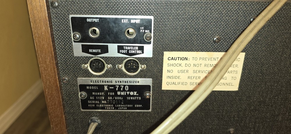 KORG 770 Synthesizer