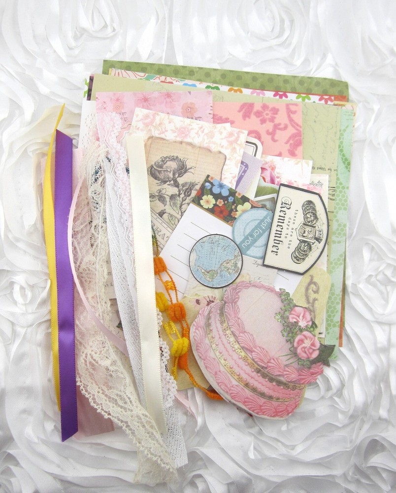 junk journal ephemera 50+ Piece Lot