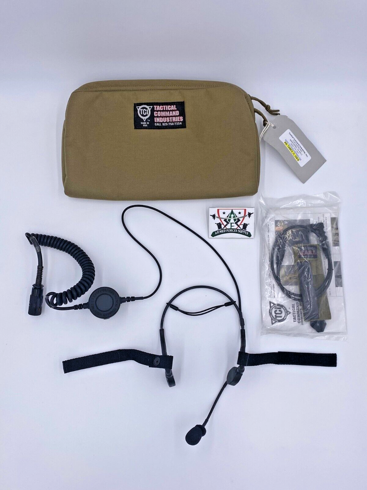 TCI TABCII DUAL COMMUNICATION BONE CONDUCTION HEADSET W/ MAST SYSTEM