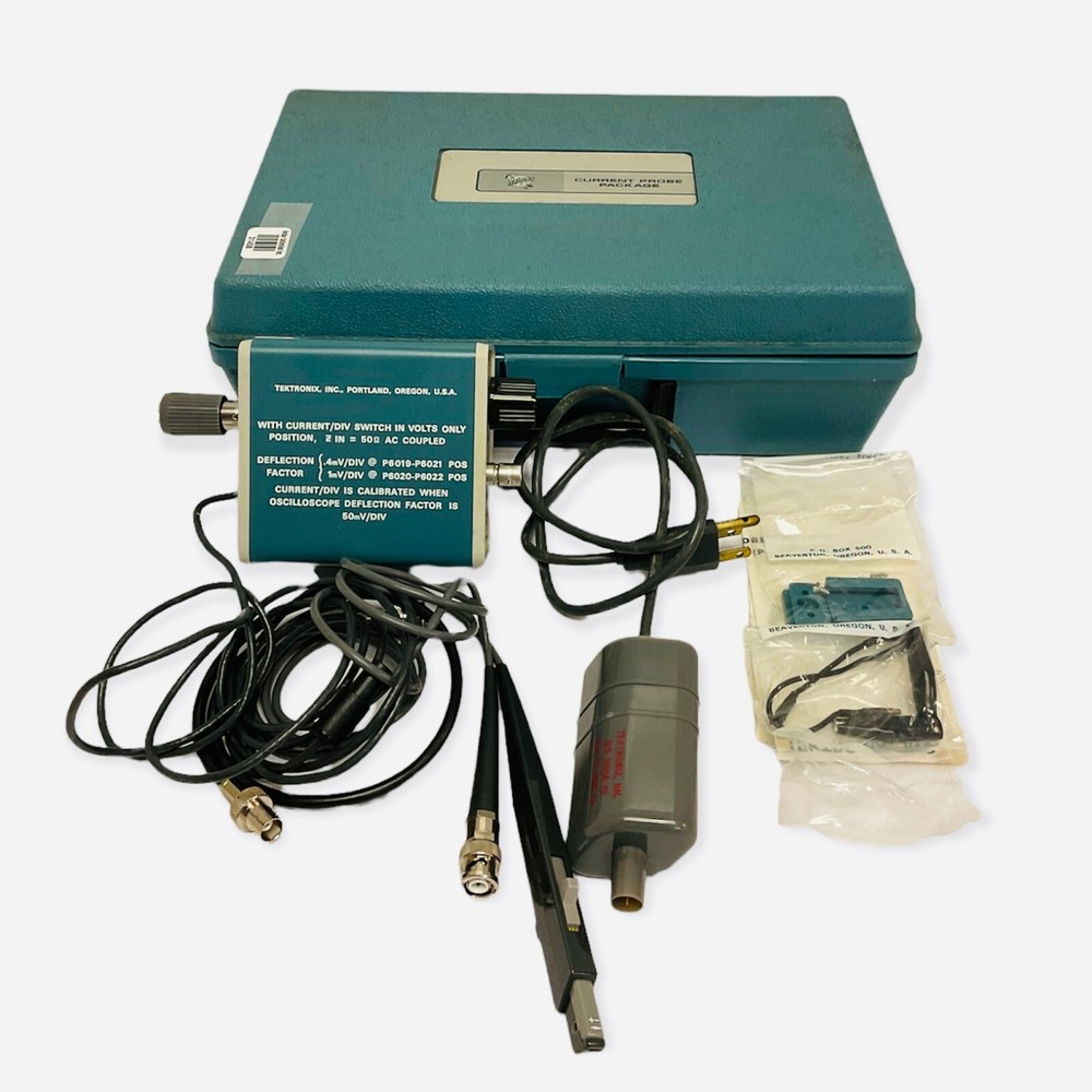Tektronix Type 134 Current Amplifier W/ P6022 Ac Current Probe -TESTED