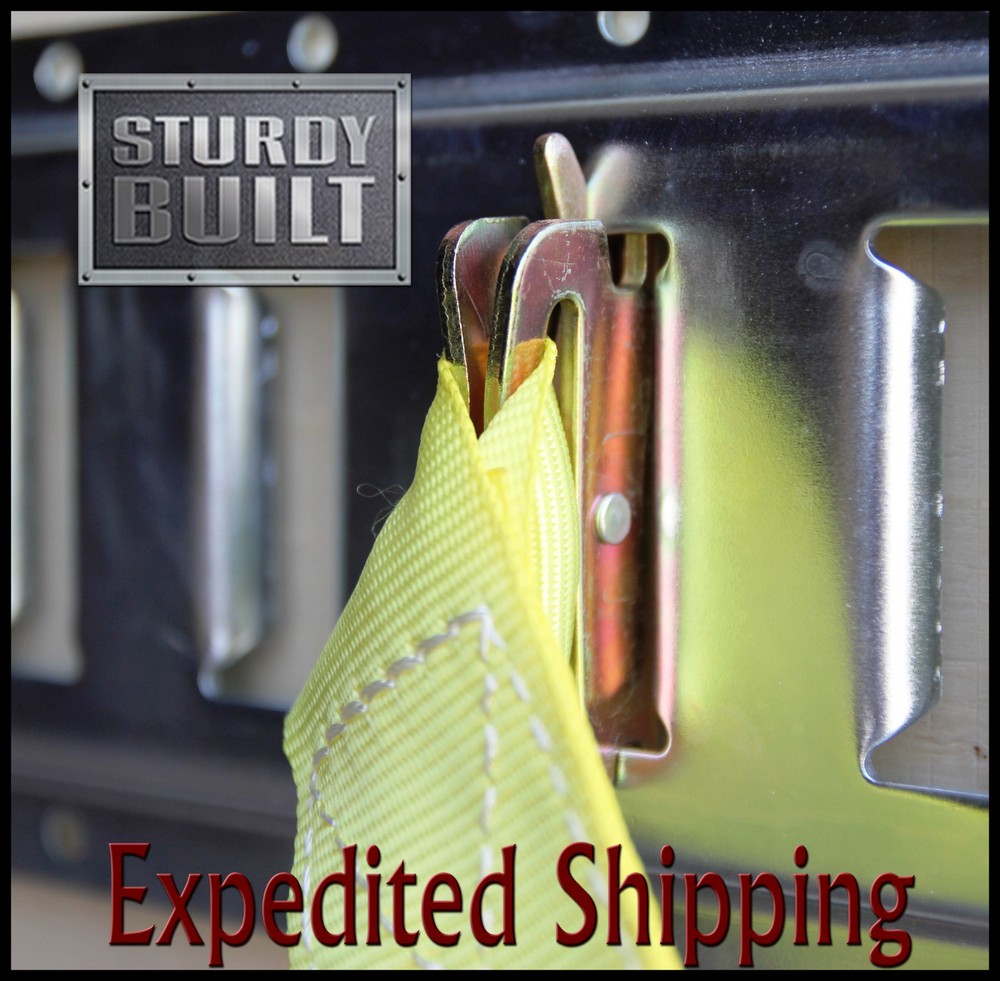 10x E Track Tie Off Rope Cargo Down Straps D Ring Fitting Enclosed Trailer Van