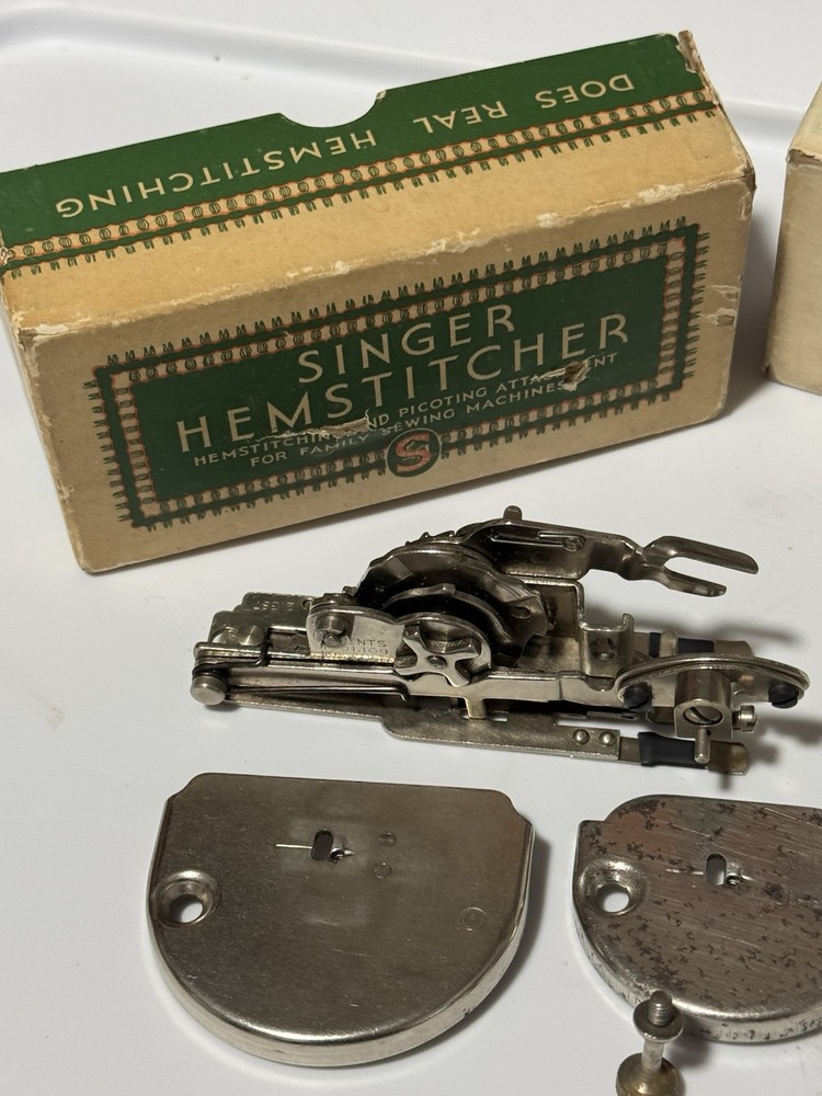 VINTAGE SINGER Sewing Machine Hemstitcher and Picoting Attachment