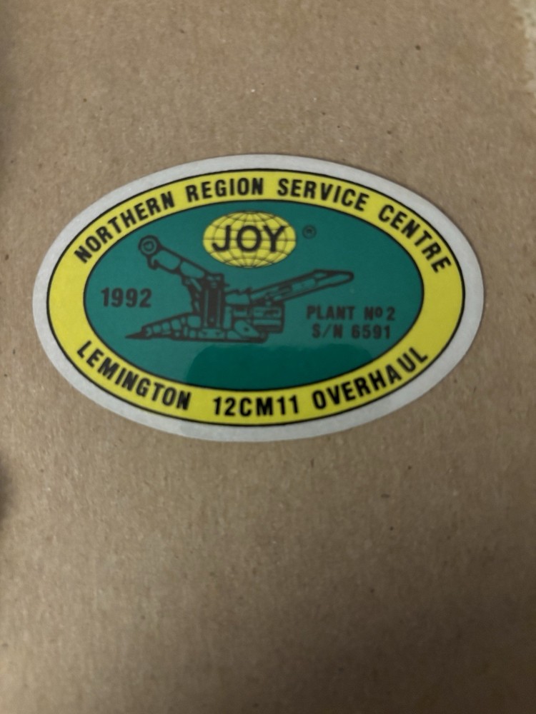 joy coal mining stickers Nice Australian Item 37