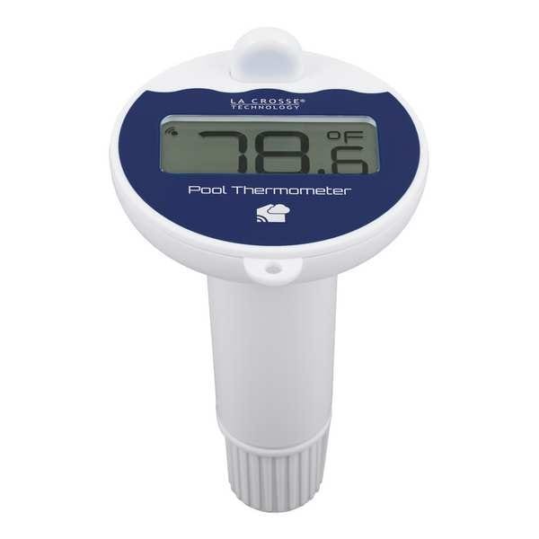 La Crosse Technology Ltv-Pool-Int Pool Thermometer,Blue/White