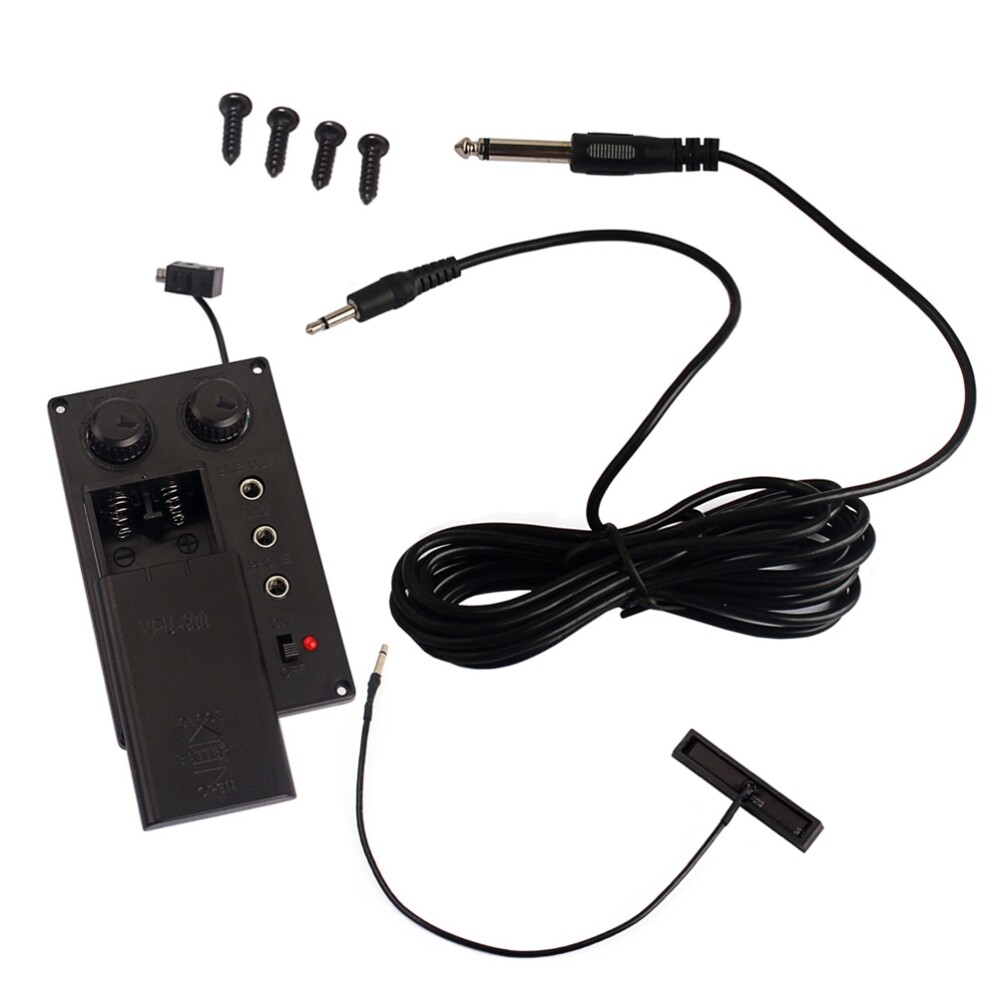 Electric Violin Pickup Instrument Microphone Preamp Accessories Beginners