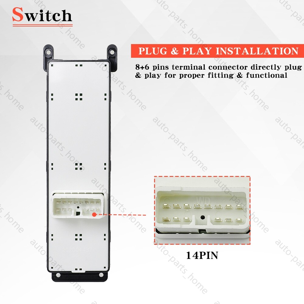 Front Left Power Window Master Control Switch for Hyundai Sonata 2005 2006 2007