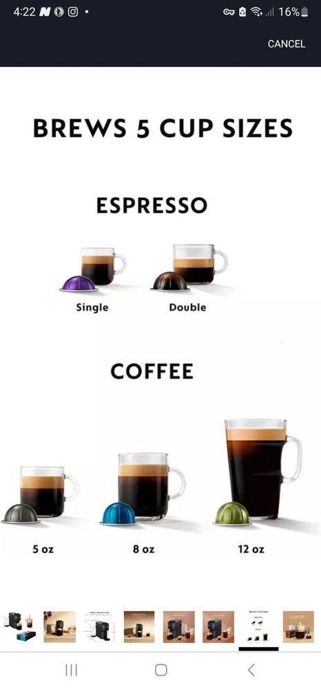 Nespresso Vertuo Pop+ Iced Coffee Kit