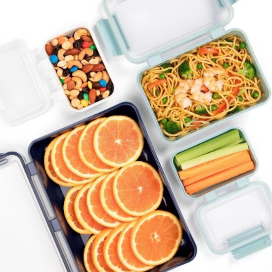 SnapLock Rectangular Food Storage Containers - 20pc