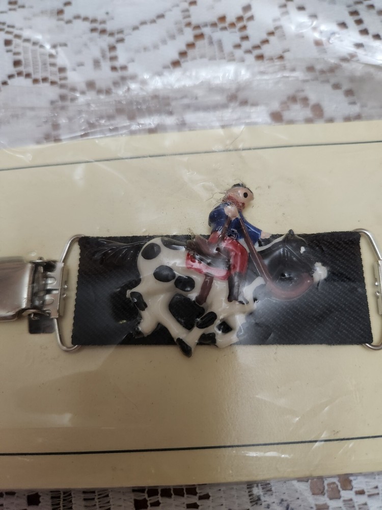 Black 'Western Express' Jacket Clips New in Pkg
