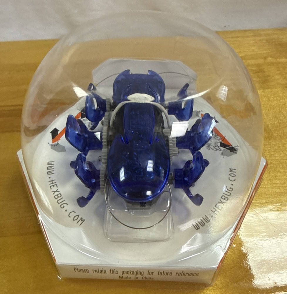 2009 Hex Bug Micro Robotic Ant Blue 60-497 New