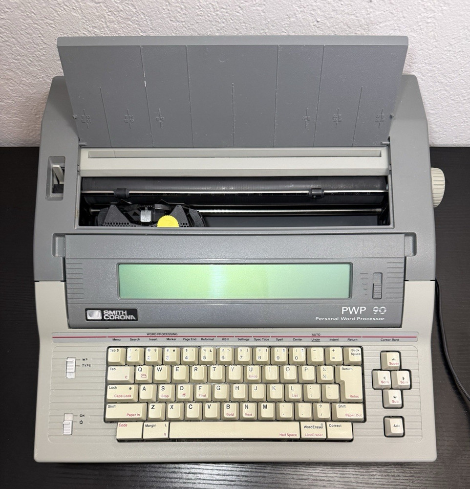 Smith Corona PWP 90 Personal Word Processor Tested Works VG Needs Ribbon
